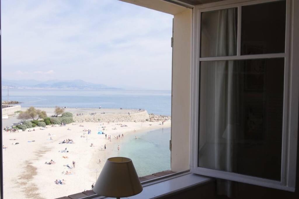 Bord De Mer - Ac, Wifi, Chic, Sea View, Beach 2 Minutes Walk Antibes Exteriör bild