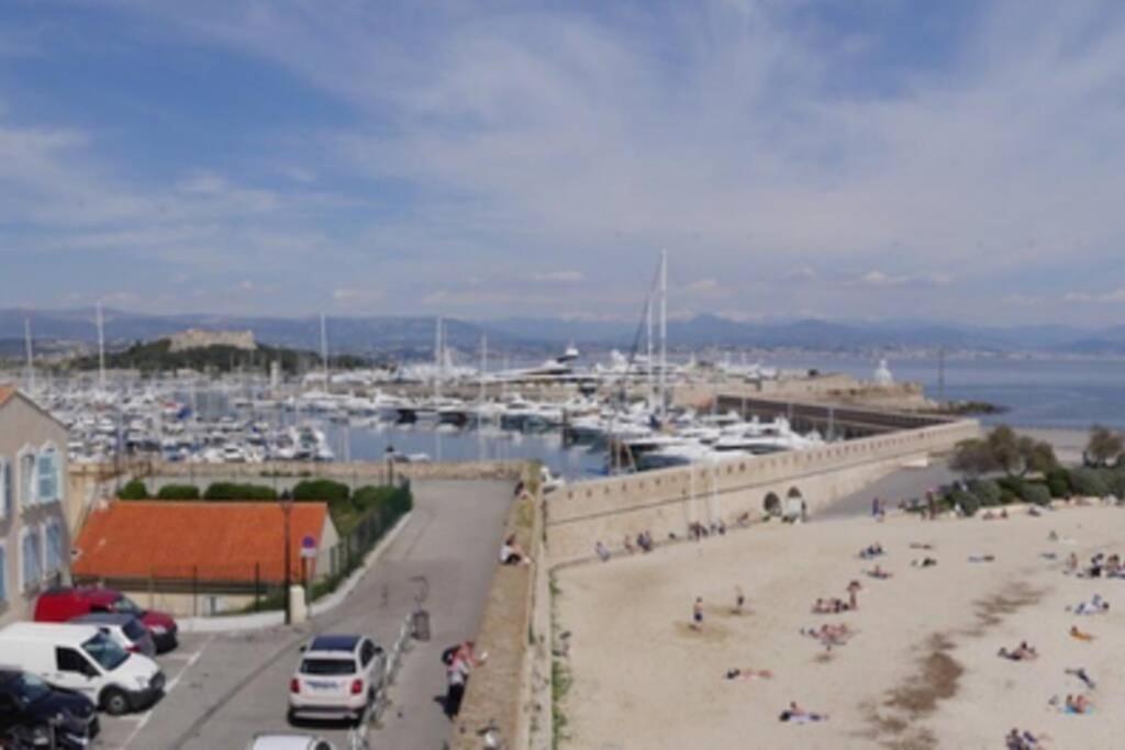 Bord De Mer - Ac, Wifi, Chic, Sea View, Beach 2 Minutes Walk Antibes Exteriör bild